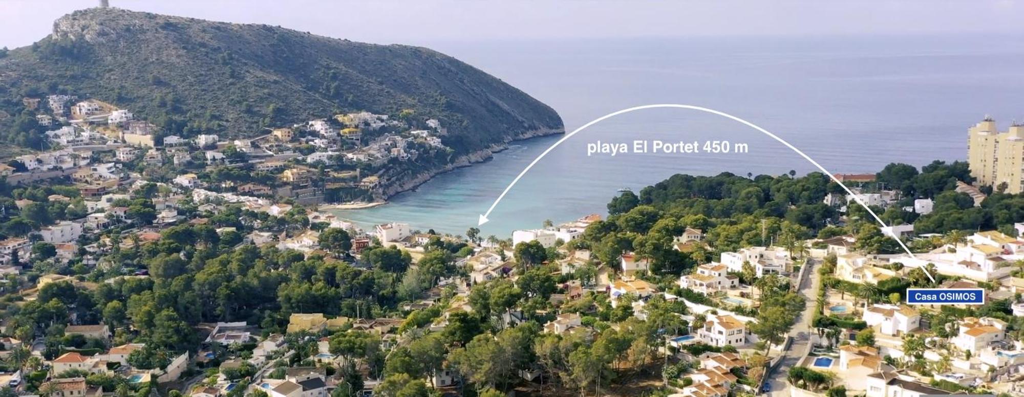 Casa Osimos Portet 450 M Moraira Luaran gambar